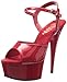 Produktbild Pleaser DELIGHT-609, Damen Plateau Sandalen, Rot (Rot (Red Pat/Red)), 42 EU (9 Damen UK) (12 M US)