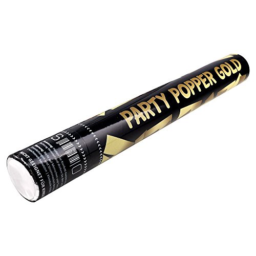 S/O 12er Pack Konfetti Shooter Gold 40cm Konfetti Popper Kanone Kanonen - 2