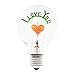 Produktbild Zantec Dekorative Glühlampe Energiesparende Weinlese Birnen Kunst Dekoration E27 2W Birnen ich liebe dich geformte Weihnachtsgeschenke