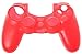 Produktbild PS4 Controller Silikon Hülle, Gusspower Gute Qualität Soft Abdeckungs Haut Kasten Schutzhülle für Sony PlayStation PS4 / SLIM/PRO (Rot)