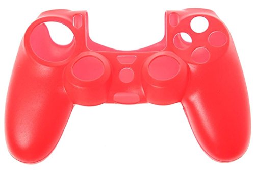 Preisvergleich Produktbild PS4 Controller Silikon Hülle, Gusspower Gute Qualität Soft Abdeckungs Haut Kasten Schutzhülle für Sony PlayStation PS4 / SLIM / PRO (Rot)