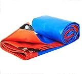 BYCDD Große Plane schwere Wasserdichte, Camping Plane, wasserdicht, feuchtigkeitsdurchlässig, atmungsaktiv, isoliert, Winddicht und warm,2x2m