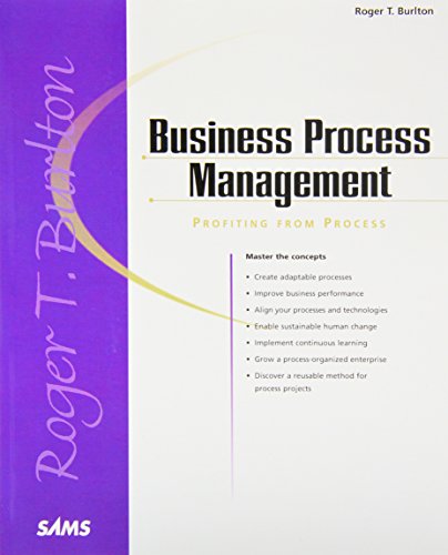 Business Process Management: Profiting From Process: Incorporating Internet Strategies (Sams White Book)