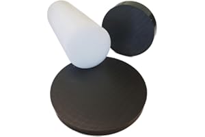 PSB STAHL AUF MASS Kunststoff POM-C Rundmaterial Rundstange Ronden Ronde Scheiben ⌀ 30-100mm L= 10-95mm schwarz (⌀70mm L=15mm)