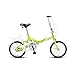 Produktbild 16 Zoll Faltrad Student Adult Universal Fahrrad City Bike Pendelstil Ultraleicht Mini Fahrrad (Color : Fluorescent green)