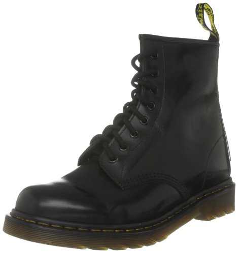 Dr. Martens 1460, Botas militares Unisex adulto, Negro (Milled Smooth 8 Eye), 41 EU