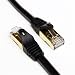 Produktbild Multi Kabel Premium 10 Meter Cat7 Ethernet Netzwerk Kabel mit RJ45 Steckverbinder - UTP - Schwarz - 10m - OFC Leitern