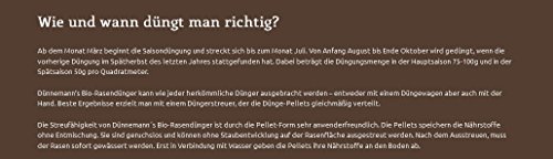 Dünnemann´s Biorasendünger – mit Langzeitwirkung – Universaldünger – 5 kg – 1PACK, für 50 m² – natürliche Humusbildung – TORFFREI – Rasendünger – Bio Rasendünger – Öko – Biodünger – Bioduenger – Rasenduenger – Dünger – Duenger – Rasenpflege – gesunder Rasen – Rasen düngen – Rasen Dünger – NPK – Bodenverbesserer – Boden Aktivator – NPK Dünger – NPK Duenger – Naturdünger – Naturduenger – Langzeitdünger – Langzeitduenger - 4