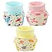 Happy Cherry 3 Pack Baby Girl Printing Cotton High Waist Belly Portector Leakproof Knickers Nappy Cover Random Color Size S
