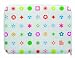 Produktbild PSN Pattern Sleeve 35.6-39.1cm 14-15.6 Zoll Laptopschutz aus Neopren Weiss gemustert  Laptop u. MacBook