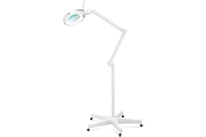 PHYSA WELLNESS & LIFESTYLE physa Lámpara LED De Aumento Lupa Para Estética PHY-6ML-2 (Poder de refracción: 5 dioptrías, Flujo luminoso: 820 lm, 10 W, Soporte con ruedas)