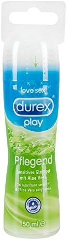 Lubricant with Care with Natural Aloe Vera for sensitive skin, fragrance free, Water Based, does not stick or stain Conforms to pH Levels Vagina and can relieve Dryness and Intimate Pain. Latex Kond Omsicher. 50ml Bottle.