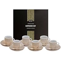 Tokyo Design Studio, Limited Edition, Expresso Juego oro, Servicio, caja de regalo