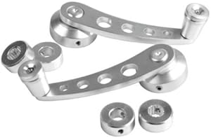 Alchemy Parts Argent Voiture Fenêtre Poignée Manivelle Lève - Universel