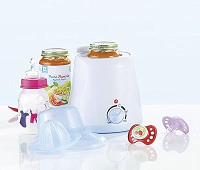 CyBaby Chauffe-biberon / chauffe-repas pour bébé, avec presse-agrumes