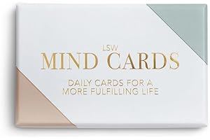 LSW London Mind Cards | 45 Cards for Daily Rituals, Gratitude & Journaling for Men and Women | Simple Steps to Positive Habits, Self Care for Busy Lives & Careers