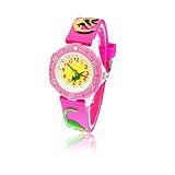 Yita Wasserdicht Kinder-Armbanduhr, Pink-1