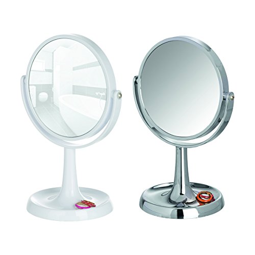 Wenko 3656520100 Kosmetik Standspiegel Rosolina weiß, Spiegelfläche ø 15cm, 500% Vergrößerung, Kunststoff, 19.5 x 28 x 14 cm, weiß - 7