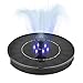 Produktbild Augproveshak Solar-Brunnenpumpe, 2.4W LED-Boden-Solarwasserfontäne, Solar-Brunnenwasserpumpen-Kit für Garten, Kleiner Teich, Vogelbad, Pool, Aquarium und Rasen
