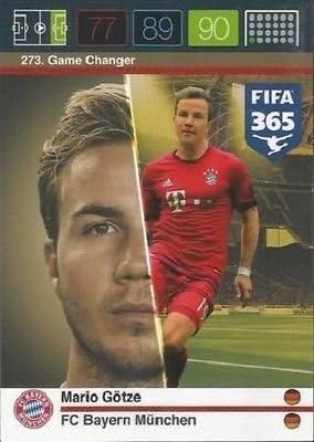 Panini Adrenalyn XL FIFA 365 Mario Gotze Game Changer Trading Card