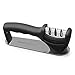 Produktbild Messerschärfer, SimpleTaste Messerschleifer Knife Sharpener mit 3 Stufen, Messer schärfer für Edelstahl und Keramikmesser aller Größen, Rutschfestem