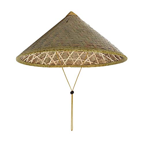 Preisvergleich Produktbild FairytaleMM Chinese Sonnenhut Brimmed Bambus Strohhut Tourismus Bauer Unisex Fischerhut