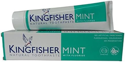 KingfisherMint Natural Toothpaste with Fluoride (100ml) - Pack of 2