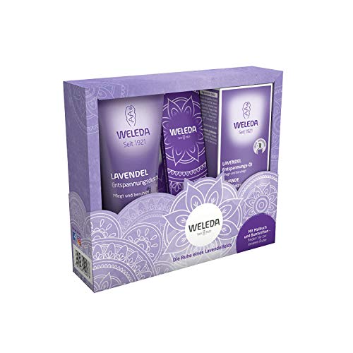 Preisvergleich Produktbild Weleda Geschenkset Lavendel - Duschgel + Körper-Öl Limitierte Edition