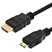 Produktbild Fosmon (1,8m) Gold Platte Hoch Geschwindigkeit HDMI Mini zu HDMI Kabel - Unterstützen Ethernet | 1080p | 3D | Audio Rückkehr
