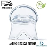 Anti SNORING Mouthpiece Tongue Retainer - Helps to Eliminate SNORING! Get a Zen Sleep Like a Monk w/This Mouth Guard! - Incl Protective Travel Case - Snoring Solution for Men & Women - UK Inventory!