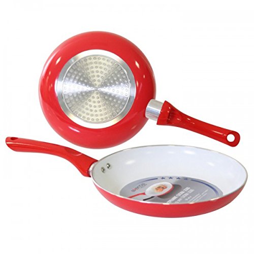 5 Sterne Keramik Pfannen – Original Ceramics Bratpfannen aus Aluminium mit Keramik u. Ecolon Beschichtung – geeignet auch für Induktion ! (28 cm) - 2