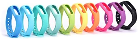 Catoe Colorful Waterproof Replacement Band for XiaoMi Wireless Wristband Bracelet (No Activity Tracker)-Light blue