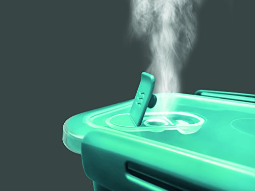 Rotho 93001 Lunchbox (1 Liter, Memory B3, Essensbehälter für unterwegs und Meal Prep, Auslaufsicher und unterteilt) blau - 4