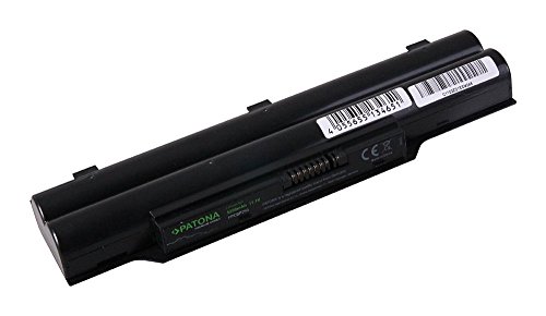 PATONA Premium Batería para Laptop Fujitsu Lifebook | A530 | A531 | AH530 | AH531 | LH52/C | LH520 | LH530 | LH701A | LH701A | PH521 - [ Li-ion; 5200mAh;negro]