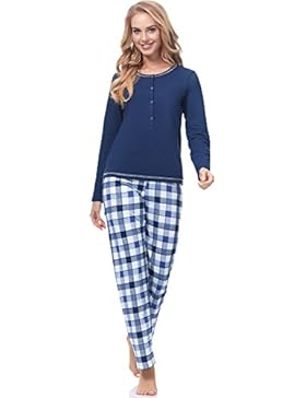 Merry Style Damen Schlafanzug 2112