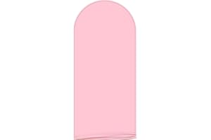 AIBIIN 0.8x1.8m Rose Couleur Arche Forme Toile De Fond pour La Cérémonie De Mariage Fête d'anniversaire Bébé Douche Banquet Décoration