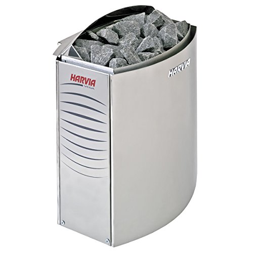 Sauna Poêle Électrique Harvia Vega 4,5 kW nécessite l'unité de contrôle séparé BC45E, Taille de sauna: 3 - 6 m³ , Tension 400 V 3N ou 240 V 1N