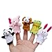 10 Pcs Finger Set Animal Puppet Set Toy children's Learn Play Story 10z