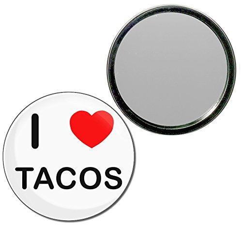 I Love Tacos - 77mm Round Compact Mirror