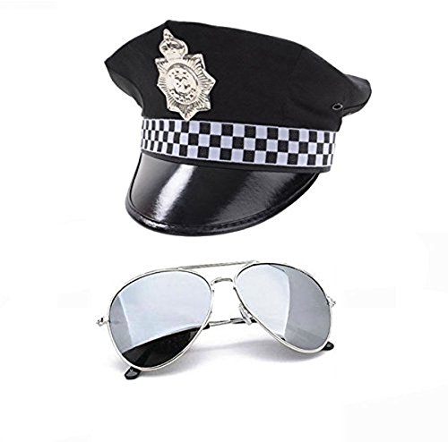 Gcc Fashion Store Mens Police Fancy Dress Set Policeman Hat