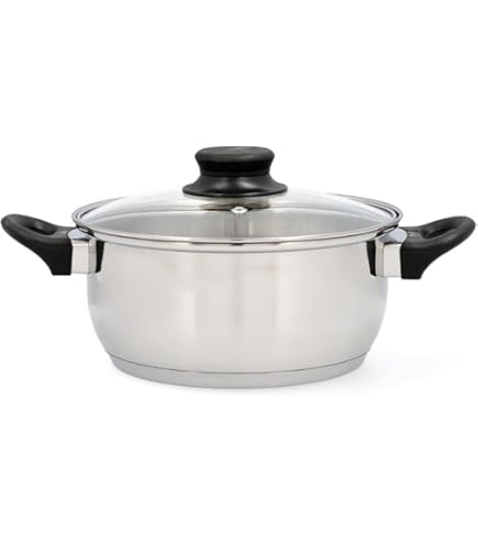 METRO PROFESSIONAL Kookpan, roestvrij staal, 40 cm, 30 L, hoogte: 25 cm, inductie