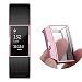 Produktbild Kmasic Schutzhülle Kompatibel die Fitbit Charge 2, Ultra dünne Schutzhülle für die Fitbit Charge 2 Smart Watch (Rosa Gold)