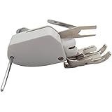 niceEshop Screw On Feed Walking Domestic Sewing Machine Presser Foot with Quilt Guide