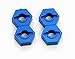 Produktbild St Racing ST1654B CNC-gefr-ste Aluminium 12mm Hex Adapter Slash - Blau