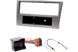 CARAV 11–026–24–8 Kit Car 1DIN dans Dash Installation Kit Façade d'autoradio pour Opel Astra (H) 2004–2010 ; Antara, CORSA (d) 2006 + ; ZAFIRA (B) 2005–2012Daewoo winshape Sandstorm 2008–2011GMC