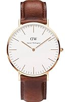 Daniel Wellington Herren-Quarzuhr mit sc...