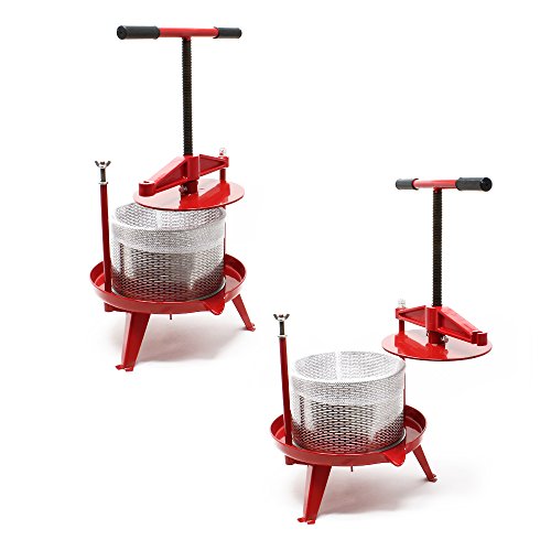 Spindel Obstpresse 14 L aus Edelstahl einfach zu reinigen - 5