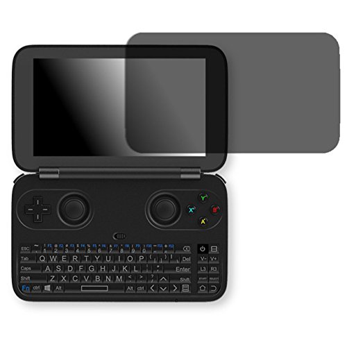 Golebo Blickschutzfolie schwarz für GPD Win - PREMIUM QUALITÄT (Optische Firewall, Robust, klare Sicht von vorn)
