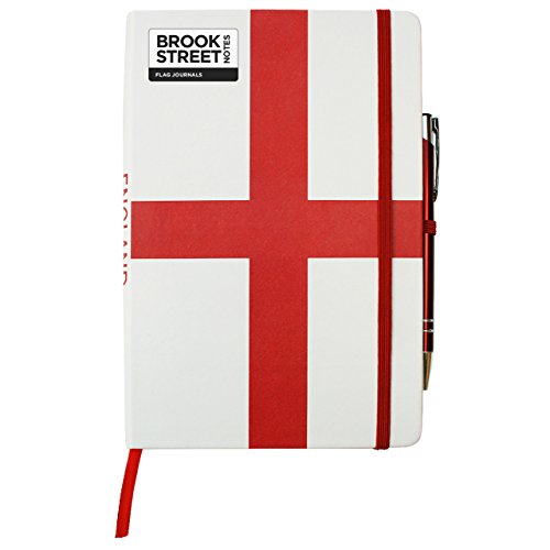Preisvergleich Produktbild England Flag Notebook - Hardback A5