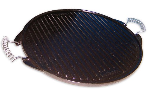 Guison - Plancha De Hierro Fundido Esmaltada - Tamaño : 42 Cm